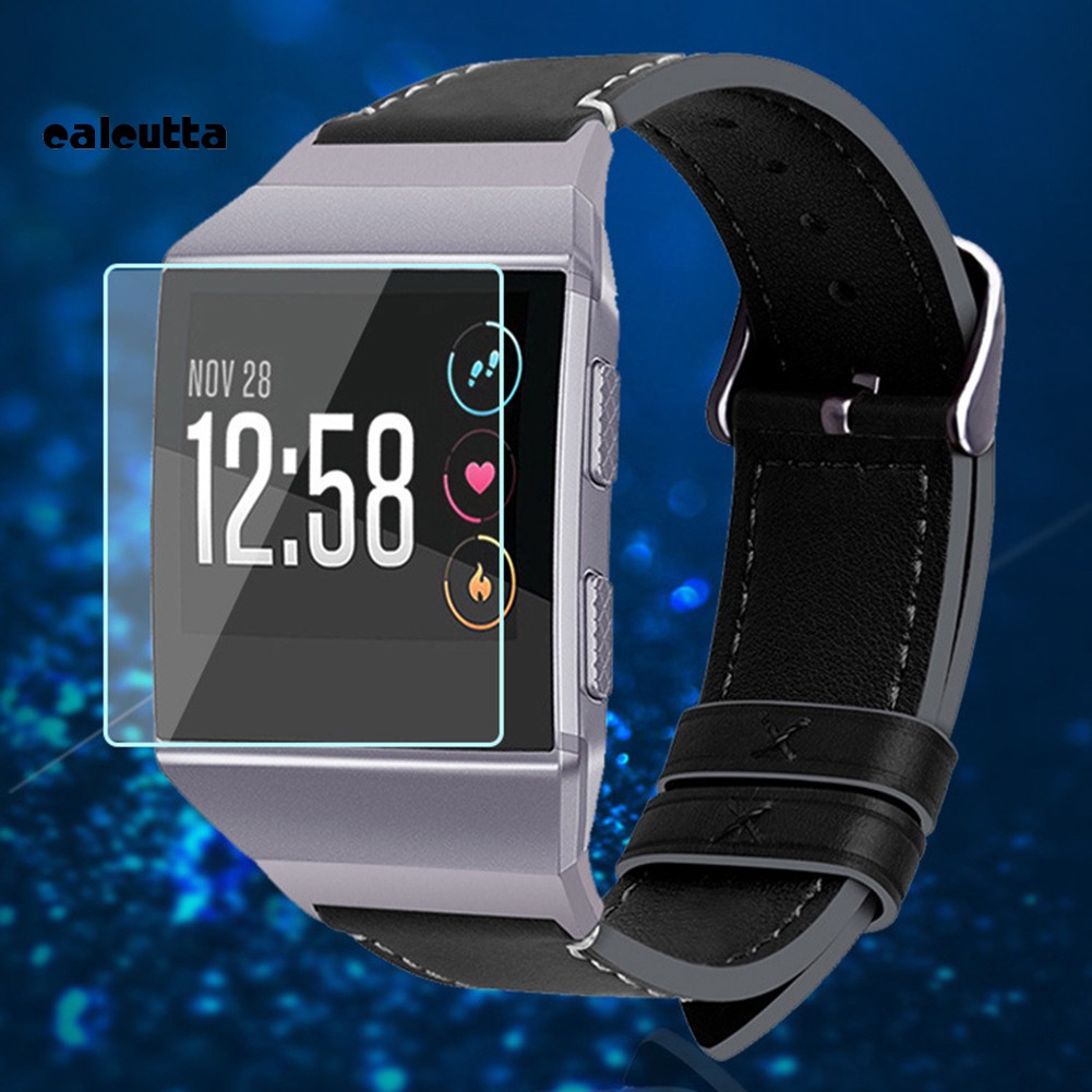 Set 3 kính cường lực bảo vệ màn hình đồng hồ Fitbit Versa/ Ionic/ Blaze