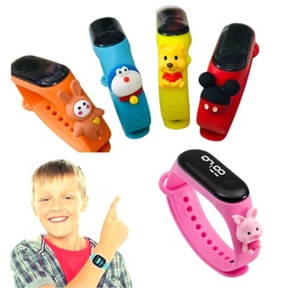 Đồng Hồ Thời trang Trẻ em - đồng hồ LED Điện Tử  Dây Silicon Hoạt Hình Không Thấm Nước - Shop Bố Mốc