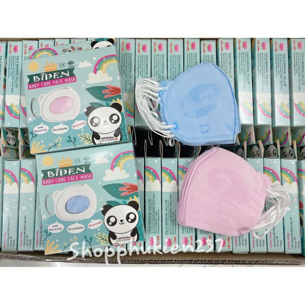Khẩu trang Trẻ em Panda 3D Kids Shop có Đủ Size