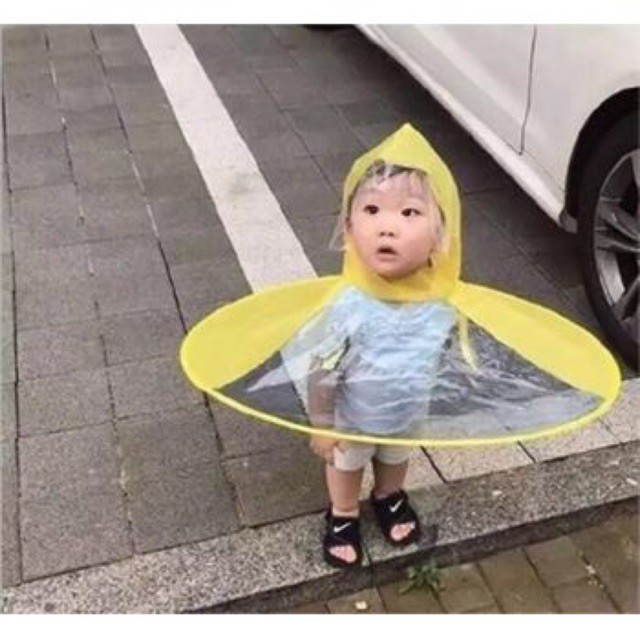 Áo mưa vịt vàng cho bé