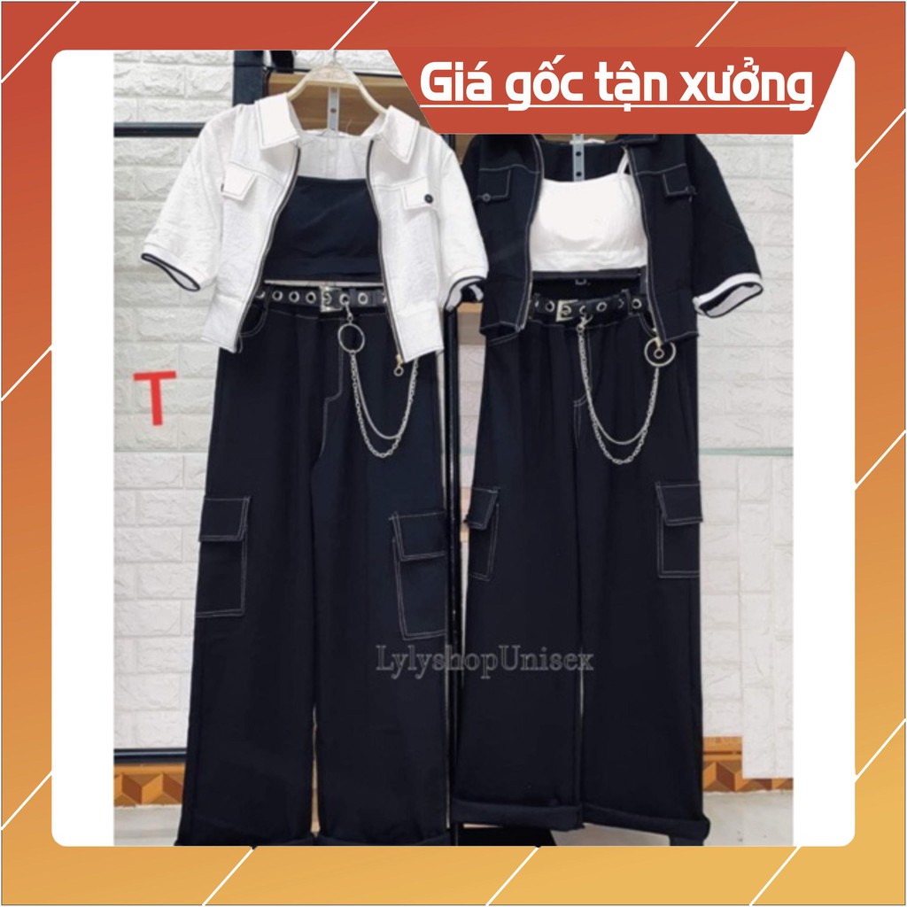 Quần ống rộng giả bò TT12