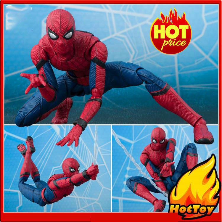 🌟GIÁ HỦY DIỆT🌟 Mô Hình Người Nhện Spider Man Homemade Suit Homecoming SHF - S.H. Figuarts Full Box