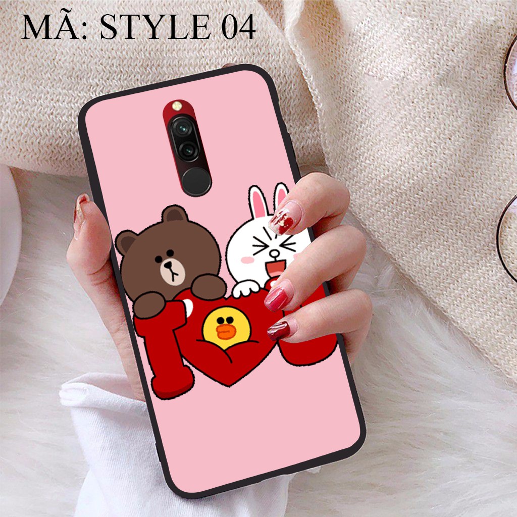 Ốp lưng Xiaomi Redmi 8 viền dẻo TPU BST Phong cách