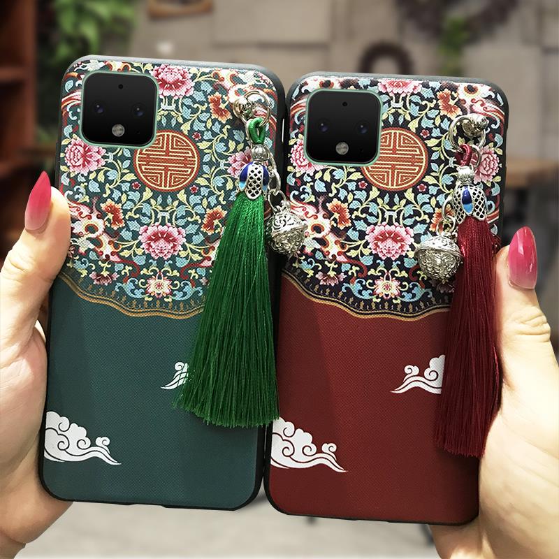 Fashion Design New Arrival Phone Case For Google Pixel 4XL Silicone For Man Anti-dust Chinese Style For Girls TPU