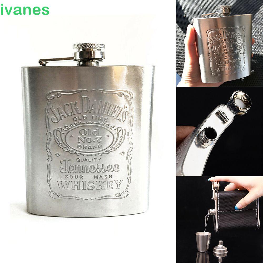 Bình Đựng Rượu Mini Bằng Inox Phong Cách Nga