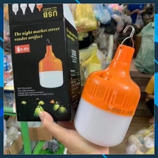 [thanhha] Bóng Đèn Tích Điện LED Thông Minh, Sạc USB.