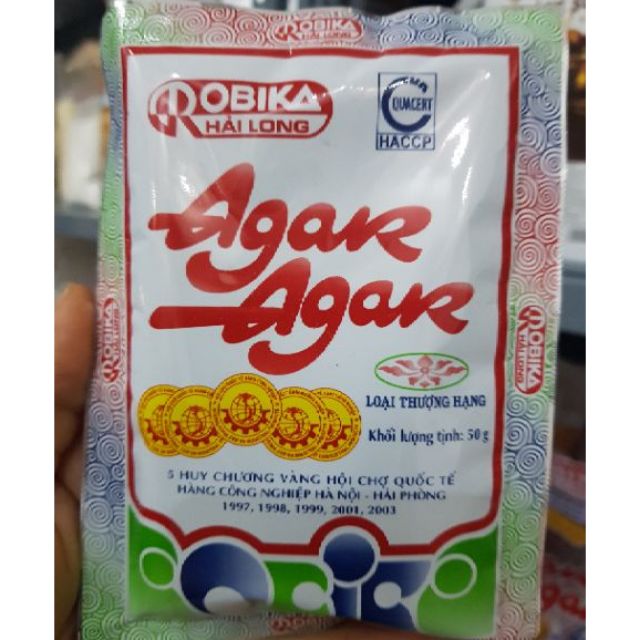 50g thạch giòn Agar Agar(loại ngon)
