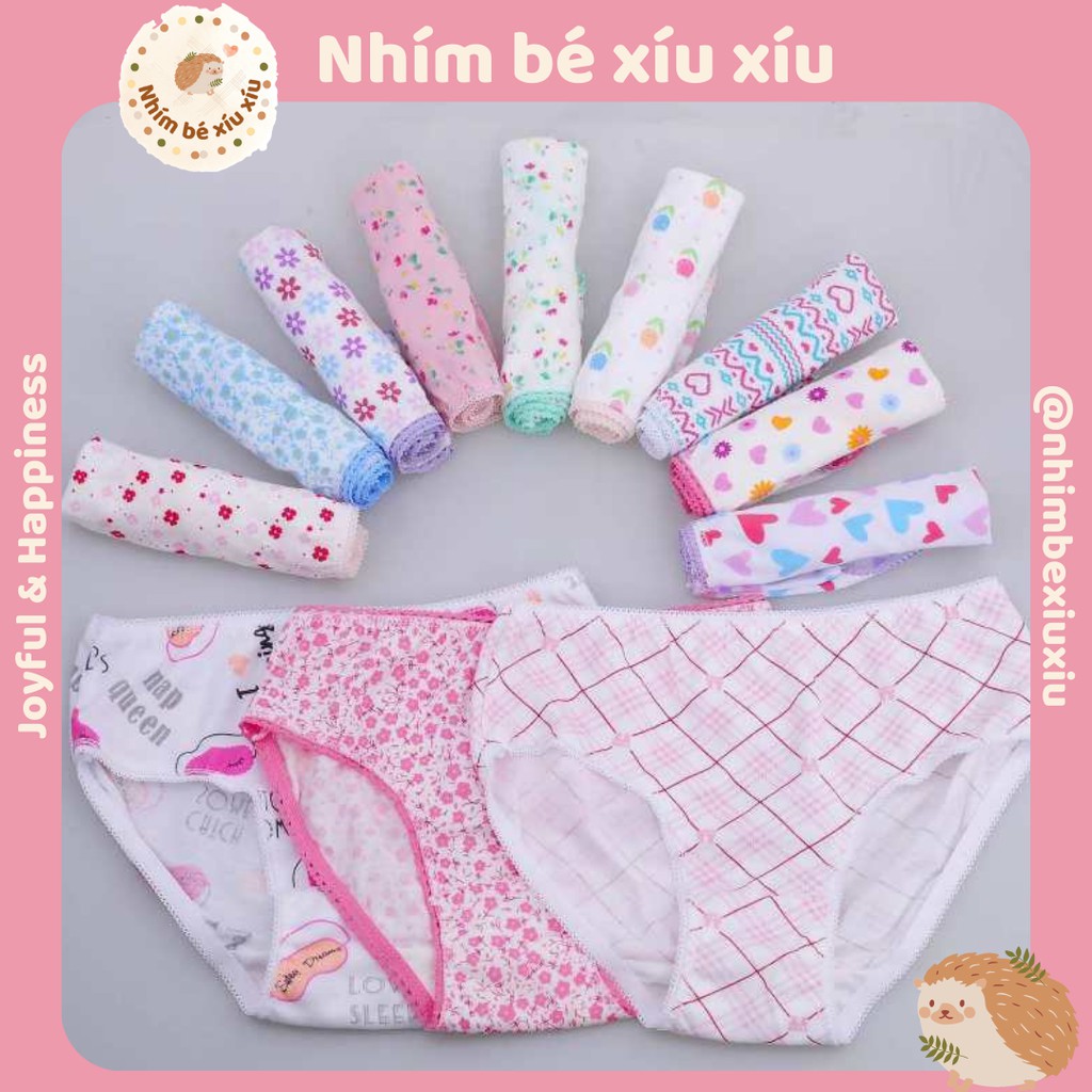 Quần lót cotton bé gái (7-35 kg) - Quần chip It's a girl VT91