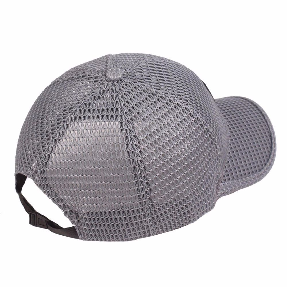 Mũ lưỡi trai phối lưới màu đen thời trang mùa hè thoáng khí chất lượng cao cho nữ