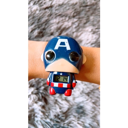 KÈM ĐỒNG HỒ / Bộ quần áo siêu nhân khổng lồ xanh kèm choàng mặt nạ - Đồ siêu nhân hoá trang samkids