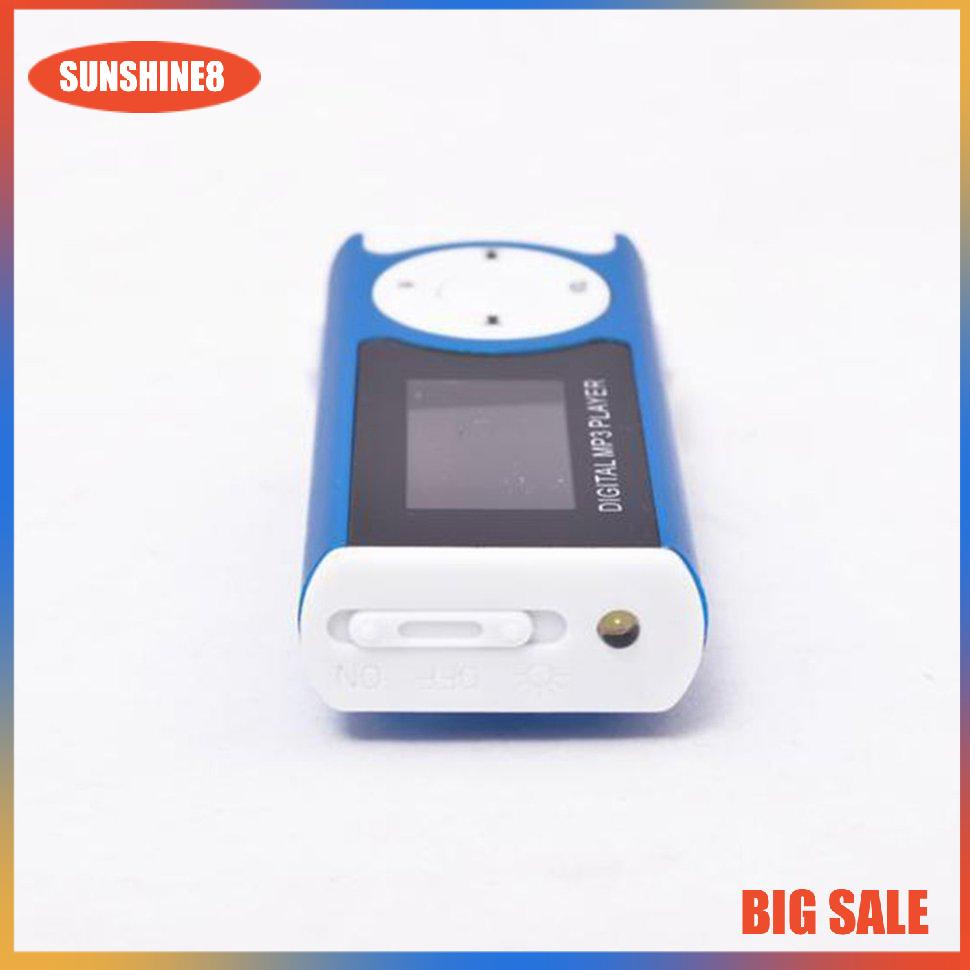 Máy nghe nhạc MP3 Mp3 màu xanh dương có kẹp tiện dụng