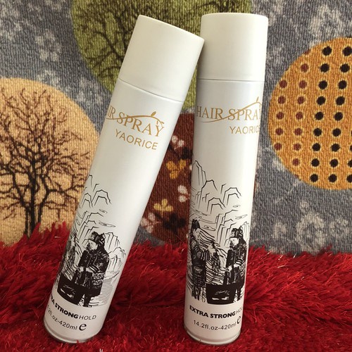 Gôm, Keo Xịt Tóc YAORICE HAIRSPRAY 420ML Tạo Kiểu, Giữ Nếp Cho Tóc. HÀNG CHÍNH HÃNG