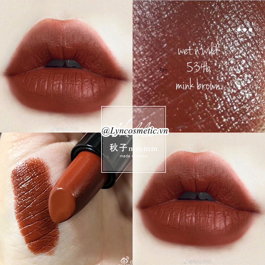 Son thỏi Wet N Wild #534 Milk Brown