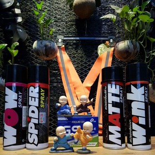 [Combo 4]Trọn bộ dung dịch vệ sinh sên WOW -Xịt dưỡng sên sên Spider -Xịt bóng sơn xe Wink -Làm đen nhựa nhám Matte