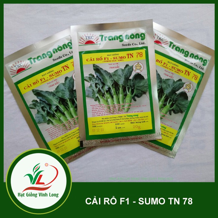 Hạt giống Cải rổ F1 SUMO TN 78 - 20g