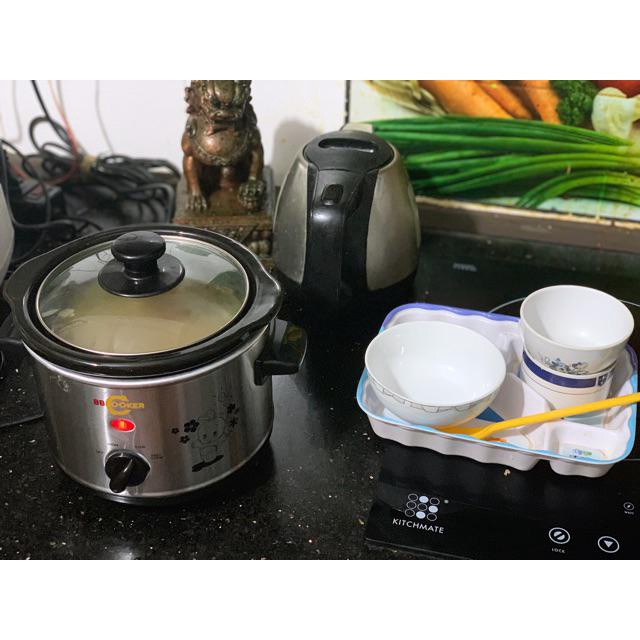 Nồi nấu chậm nấu cháo cho bé BBcooker BS15 BS25 DS25 BS35 dung tích 1.5 2.5 3.5 lít - kèm công thức nấu