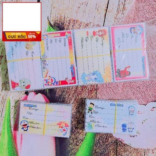10 nhãn vở có keo dán