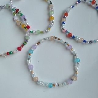 [Vòng handmade] vòng tay hạt cườm handmade simple nhiều màu:33