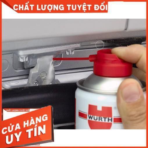 [Siêu Hot] Mỡ Bò Nước Dạng Xịt Bôi Trơn Chịu Nhiệt Wurth Hhs 2000 (500ml) ...