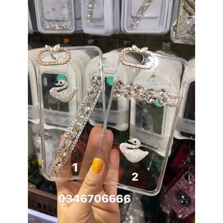 Ốp lưng kính trong đính đá Iphone ♥️♥️