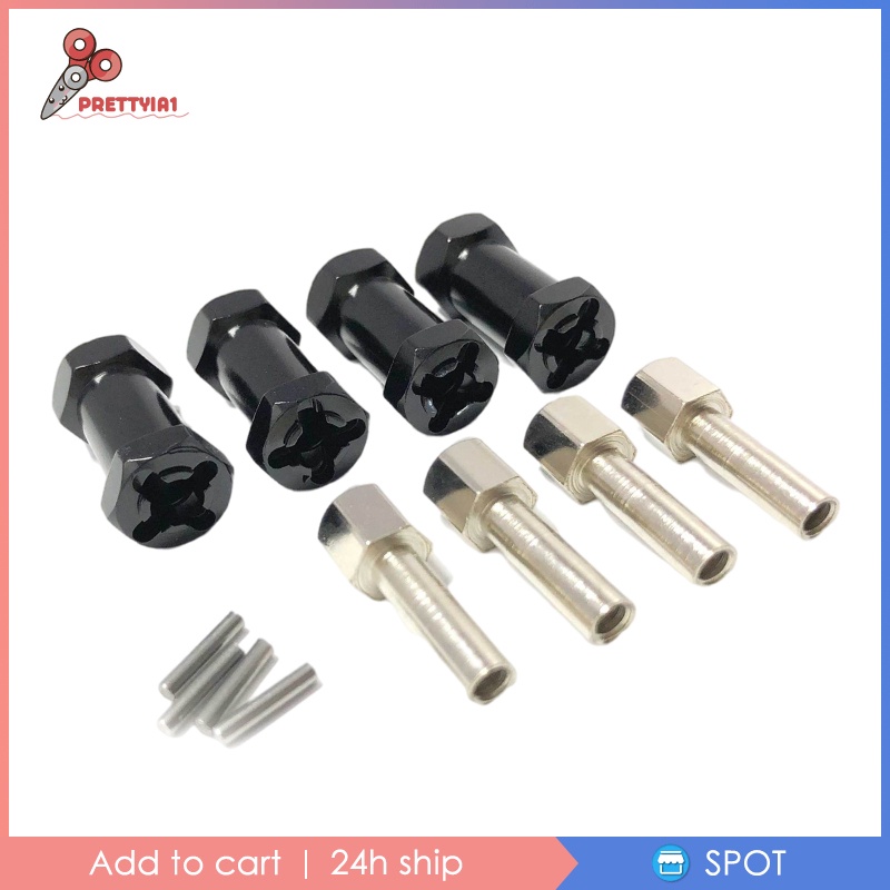 Set 1 / 4 Trục Nối Dài Bánh Xe Hơi Axial Scx10 D90 Ax10 Cc01 F350 Rc