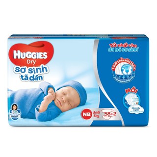 Tã dán Sơ Sinh Huggies Newborn 58