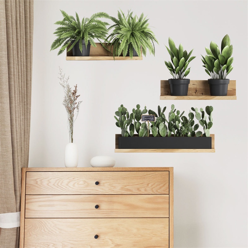 Miếng Dán Tường Hình Cây Xanh Trang Trí Phòng Ngủ/Phòng Khách