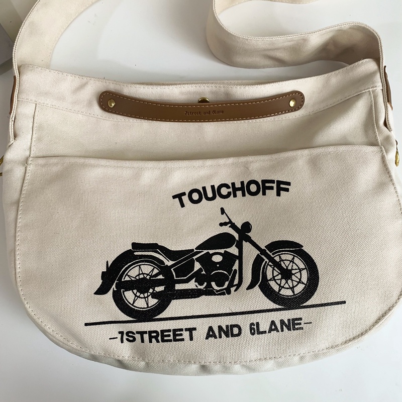 Túi Xách Canvas Cỡ Lớn In Họa Tiết Thời Trang Cho Học Sinh