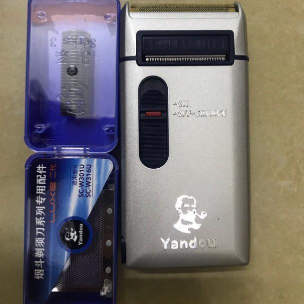 Máy cạo râu Yandou SC-W301U và bộ lưỡi thay thế cho máy cạo râu Yandou SC-W301U