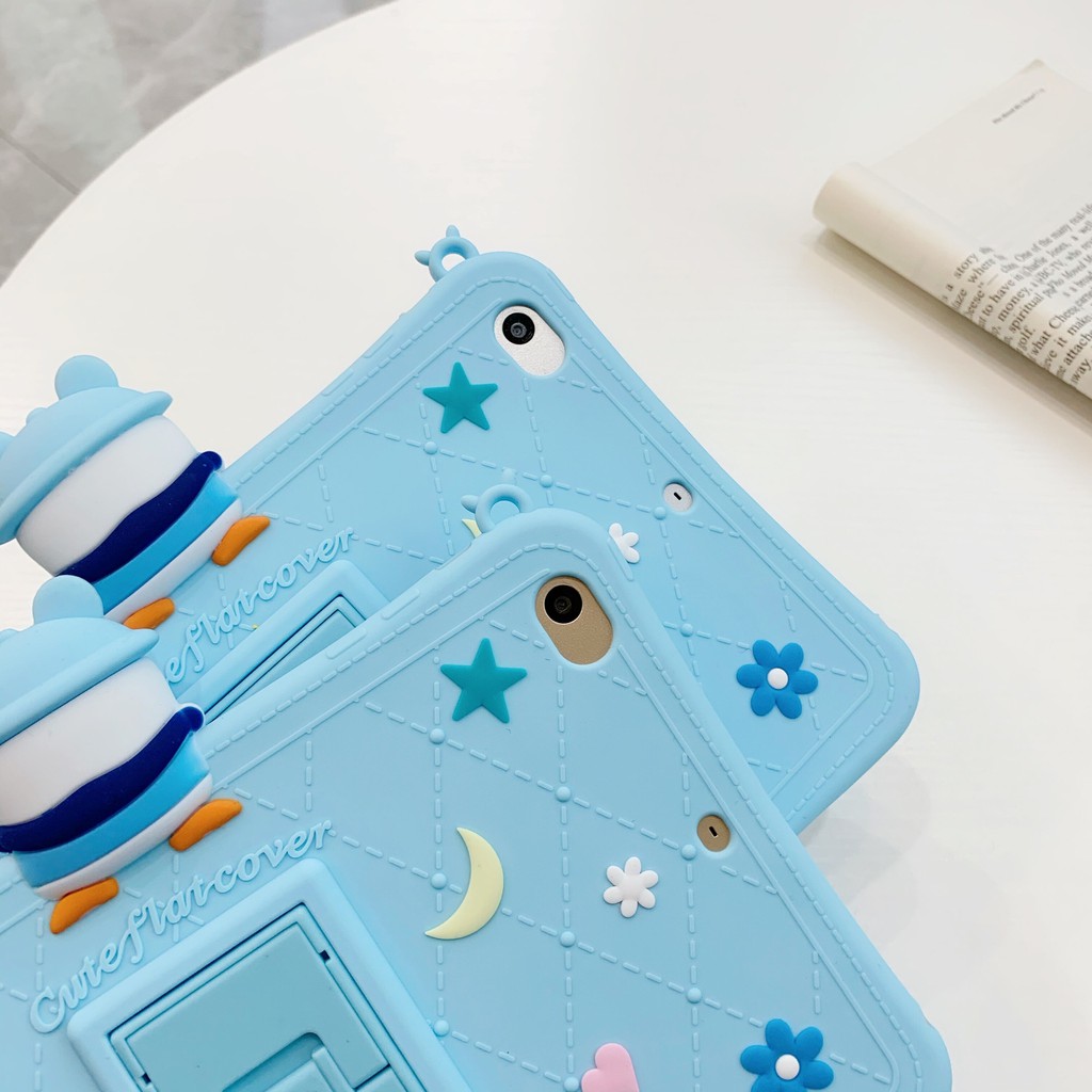 Kids Soft Handle Stand Case Cute Cartoon Shockproof Silicone Cover For Samsung Galaxy Tab A 8.0 2019 Sm-P200 P205 2019