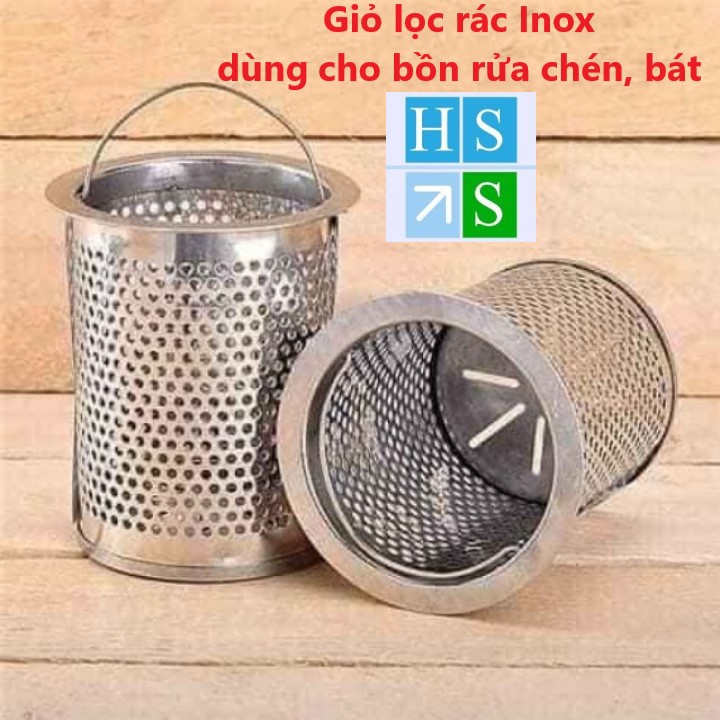 (Bán sỉ) Giỏ lọc rác bồn rửa chén bát bằng inox dễ dàng thay thế cho gia đình - NPP HS Shop