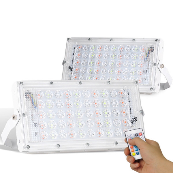 Đèn Led dưới nước 50W 220V RGB dùng để trang trí hồ cá có điều khiển từ xa