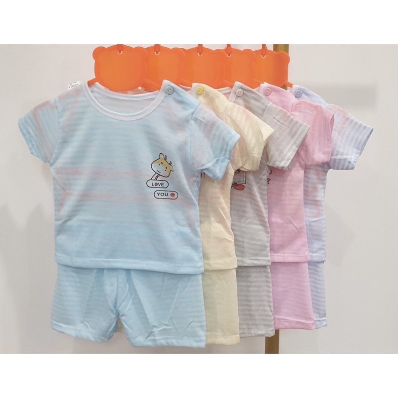 Bộ áo quần cotton giấy ba lỗ cho bé trai bé gái đủ size 3-15kg mặc thoáng mát thoải mái cho bé vui chơi cả ngày