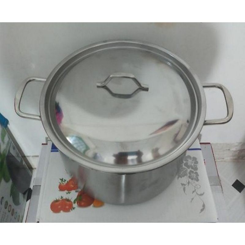 Nồi luộc gà size 26, 28,30cm FIVE STAR vung inox