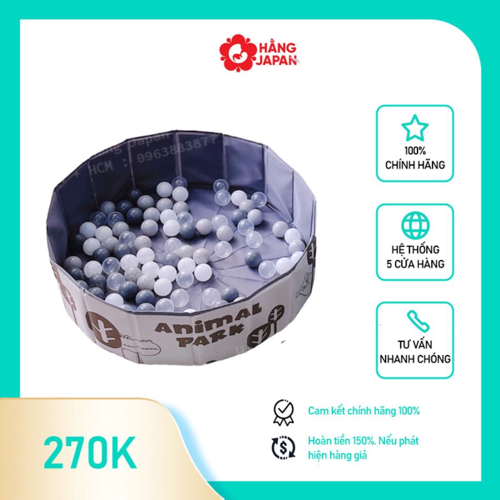 Bể bóng bể bơi gấp gọn Honper đa năng nhẹ gọn 80cm, quây bóng