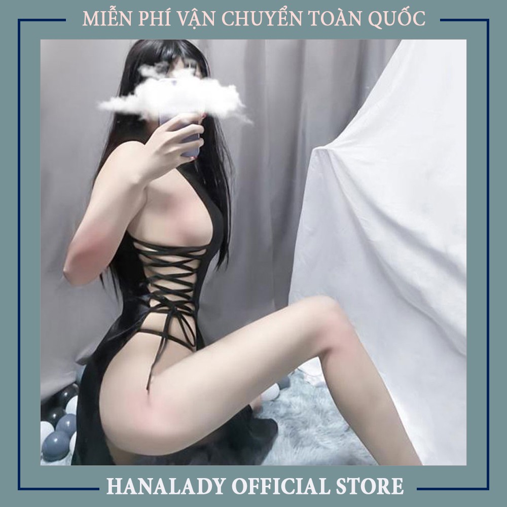 Đồ ngủ sexy -Váy ngủ Cosplay chất liệu lụa mềm mịn sườn xám dây đan hông quyến rũ khiêu gợi CP234 | BigBuy360 - bigbuy360.vn