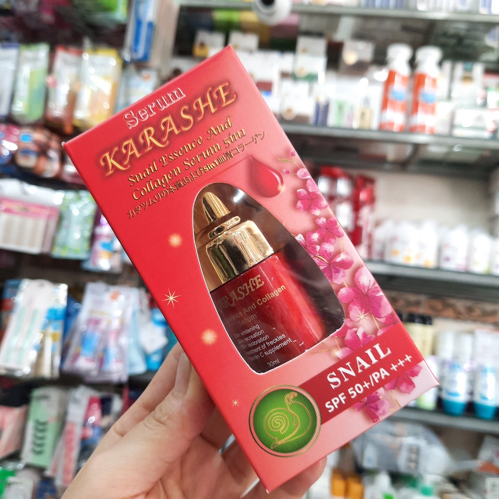 Serum Karashe Ốc Sên collagen 5 in 1 30ml SPS 50 ++++