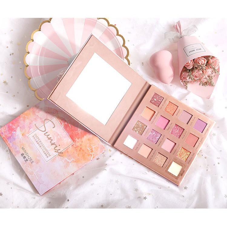 PHẤN MẮT HỒNG SA MẠC MINSHZEE PHIÊN BẢN MỚI 16 MÀU THỜI TRANG CÁ TÍNH KÈM NHŨ | BigBuy360 - bigbuy360.vn