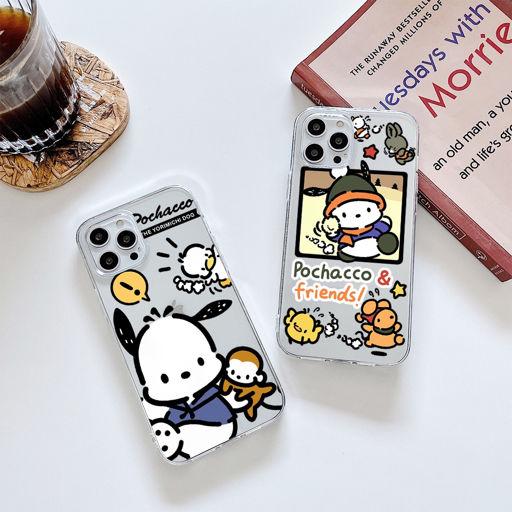 Ốp Điện Thoại Silicon Mềm Trong Suốt Hình Thỏ Hoạt Hình Cho IPhone 11 12 13 Pro Max Mini XS Max X Xr 4 5 6 7 8 S + SE 2020