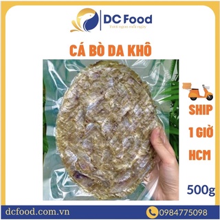 Cá da bò khô, bình định, túi 500g hút chân không