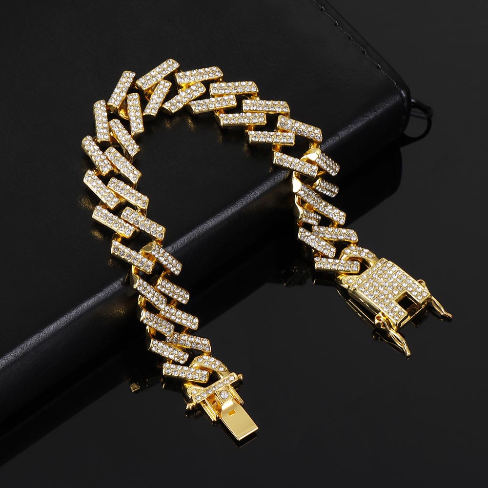 Vòng Đeo Tay Vòng cổ Đính Đá Sáng Lấp Lánh Sang Trọng Cho Nam Và Nữ