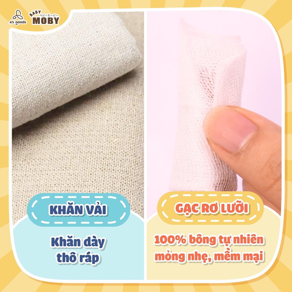 Gạc Rơ Lưỡi Cho Bé | BABY MOBY Chính Hãng Thái Lan