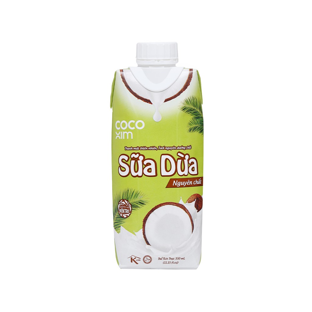 Lốc 6 hộp sữa dừa nguyên chất Cocoxim 330ml