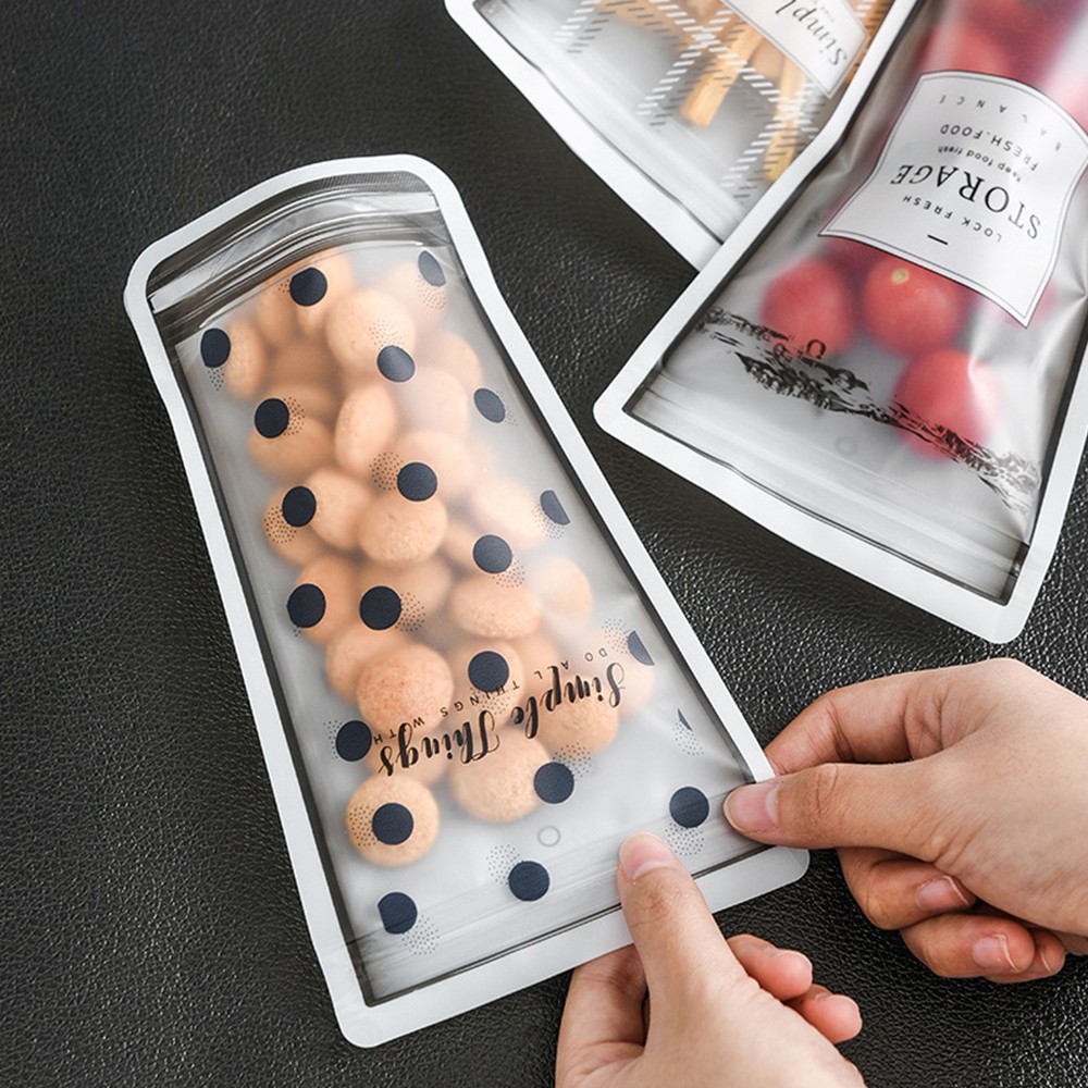 Túi Zip Hoạ Tiết Bảo Quản Thực Phẩm