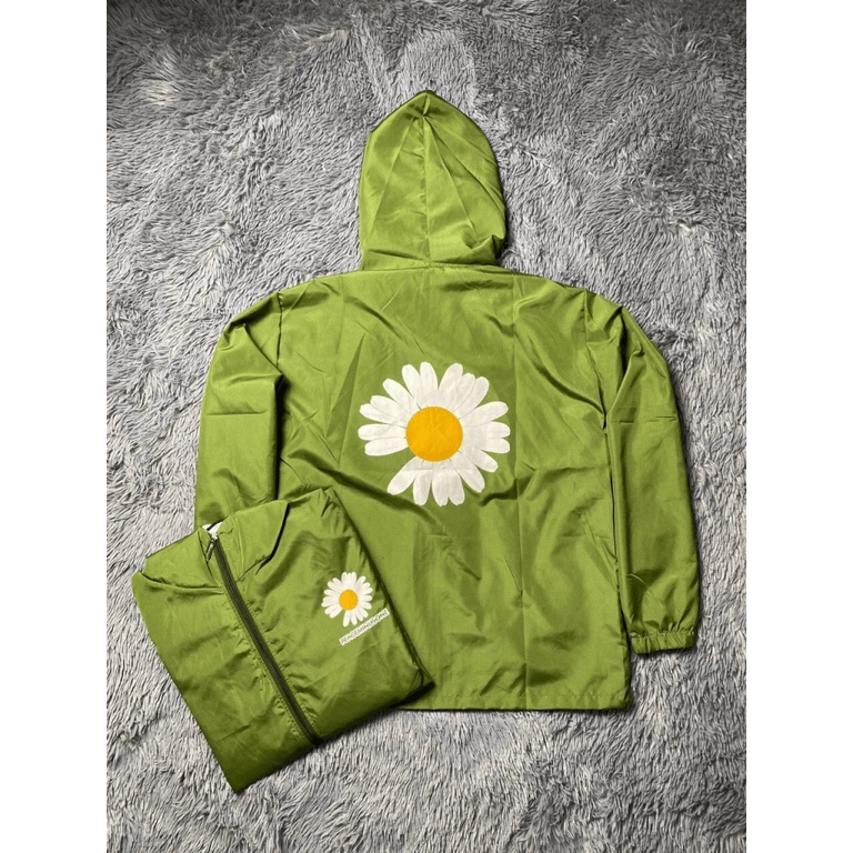 Áo khoác dù Unsiex nam/nữ in hình bông hoa cúc trắng dễ thương - TP01 [NewUnisex]