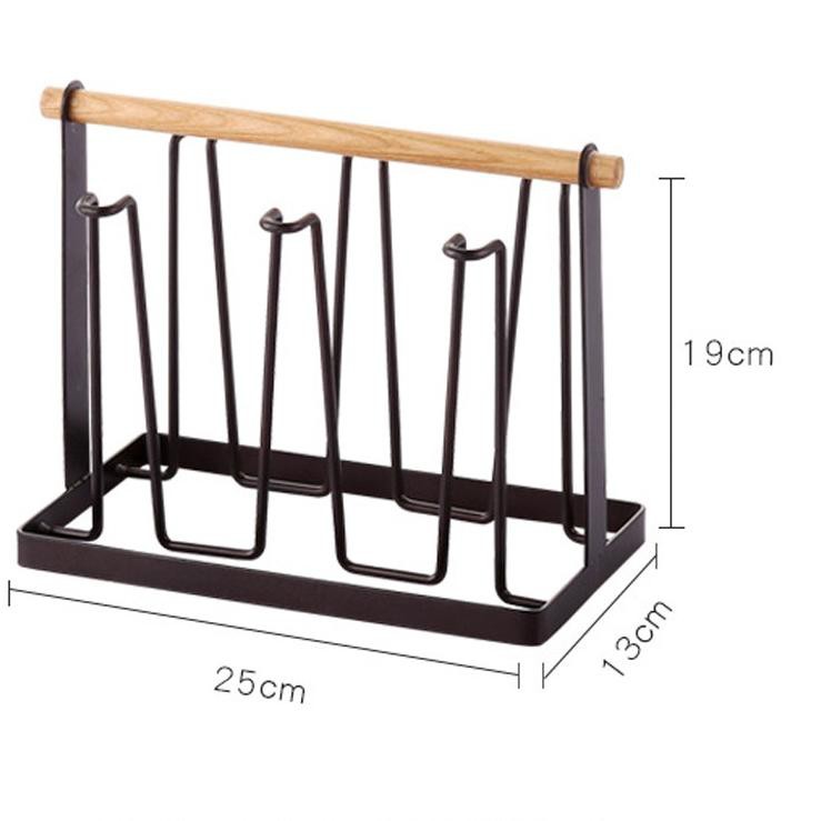 Giá Đỡ Ly Nước Treo Tường 6 Ngăn Hdk101 | BigBuy360 - bigbuy360.vn