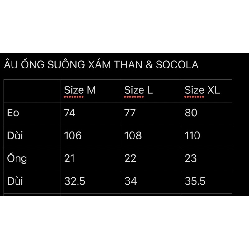 SIAM ÂU ỐNG SUÔNG MÀU SOCOLA và XÁM THAN CỰC TÔN DÁNG CHO ANH EM