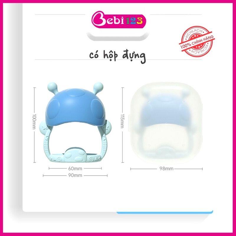 Gặm nướu hình Nấm Kichi kèm hộp đựng cho bé