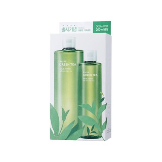 Set nước cân bằng da NATURE REPUBLIC Pure Green Tea Mild Big Toner Special Set 500ml
