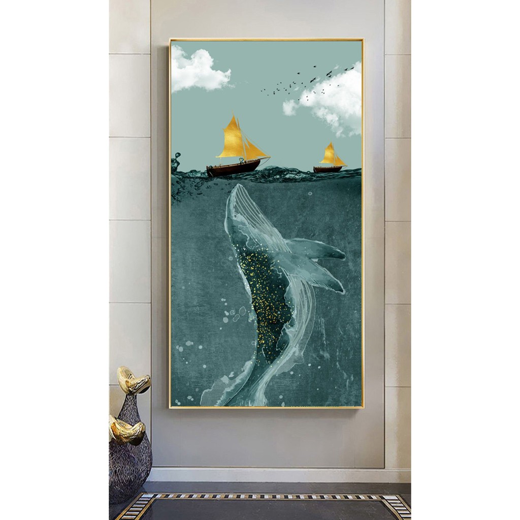 TRANH TREO TƯỜNG CANVAS  CỠ ĐẠI - GIÁ RẺ KÈM KHUNG -PHONG CÁCH BẮC ÂU TRỪU TƯỢNG- MELYHOME